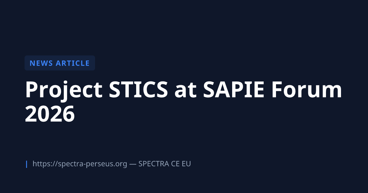 Project STICS at SAPIE Forum 2026 - SPECTRA CE EU